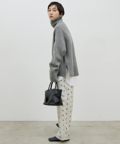 GALLARDAGALANTE（ガリャルダガランテ）の「【手洗い可】ウールタートルプルオーバー（ニット/セーター・レディース・グレー/サックスブルー/ベージュ・FREE）」の15枚目の写真