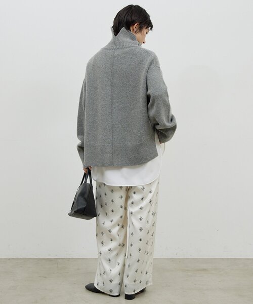 GALLARDAGALANTE（ガリャルダガランテ）の「【手洗い可】ウールタートルプルオーバー（ニット/セーター・レディース・グレー/サックスブルー/ベージュ・FREE）」の17枚目の写真