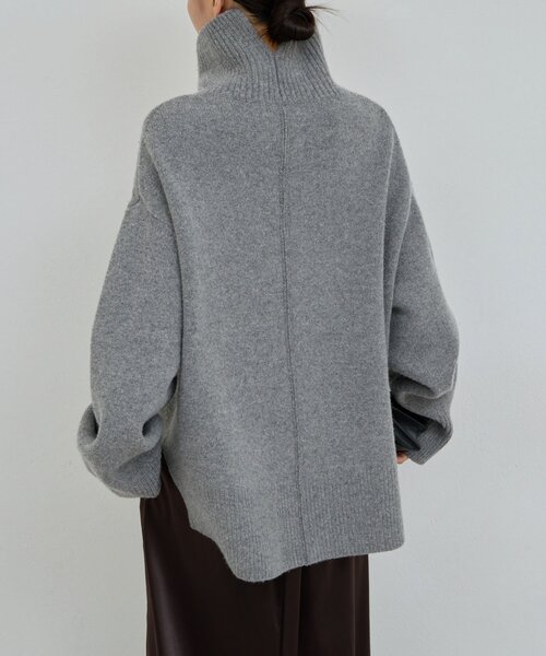 新品未使用品　ガリャルダガランテ　ウールタートルプルオーバー　グレー GALLARDAGALANTE(ガリャルダガランテ)｜ウールタートルプルオーバー