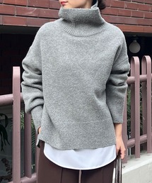 GALLARDAGALANTE | 【手洗い可】ウールタートルプルオーバー(ニット/セーター)