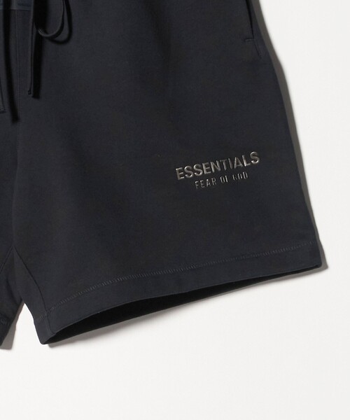 FOG ESSENTIALS（エフオージーエッセンシャルズ）の「＜FEAR OF GOD ESSENTIALS＞サッカー フリース ショーツ（スウェットパンツ・メンズ・ブラック・S/XS/L/M）」の6枚目の写真