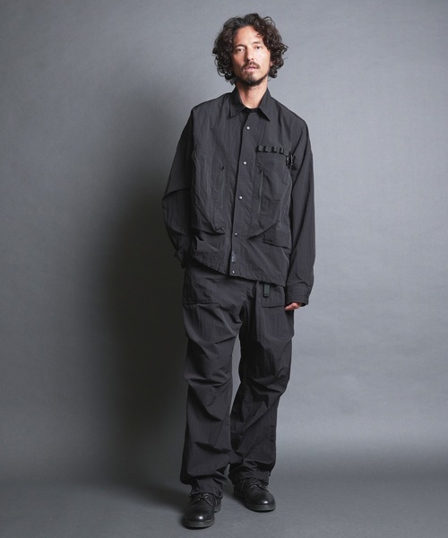 COMMON WARE(コモンウェアー)の「EM:NoiR ノアール Connect Pants/ ナイロン コネクト パンツ(その他パンツ・メンズ・ブラック・MEDIUM/LARGE)」の11枚目の写真