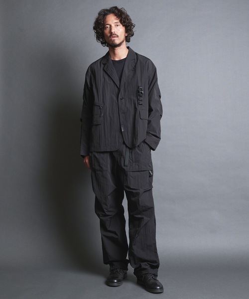 COMMON WARE(コモンウェアー)の「EM:NoiR ノアール Connect Pants/ ナイロン コネクト パンツ(その他パンツ・メンズ・ブラック・MEDIUM/LARGE)」の12枚目の写真