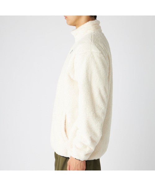 Kappa（カッパ）の「Kappa カッパ 軽量 防風 胸元ファスナーポケット付き シャギー トラックジャケット（ジャージ・メンズ・ブラック/ホワイト/ベージュ・M/L/LL）」の10枚目の写真