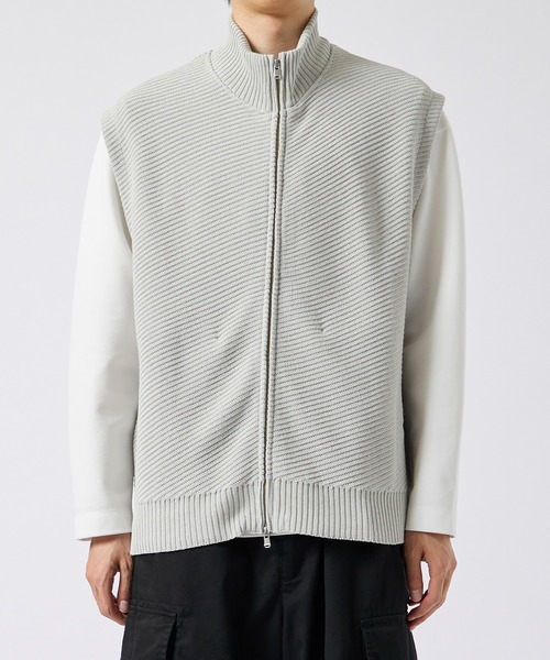 CITY TOKYO（シティトウキョウ）の「【CITY TOKYO/シティートーキョー】バイアスドライバーズベスト（ベスト・メンズ・ブラック/ライトグレー・1/2）」の15枚目の写真