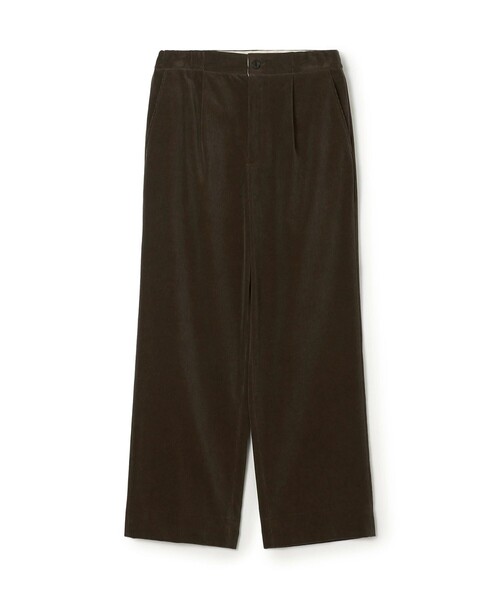 MACPHEE(マカフィー)の「コットンコーデュロイ タックストレートパンツ(その他パンツ・レディース・ネイビー/ライトグリーン/ホワイト/ダークブラウン・36/34/32)」の3枚目の写真