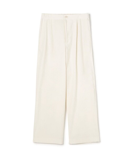 MACPHEE（マカフィー）の「コットンコーデュロイ タックストレートパンツ（その他パンツ・レディース・ネイビー/ライトグリーン/ホワイト・36/34/32）」の2枚目の写真