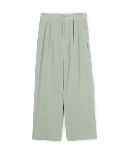 MACPHEE（マカフィー）の「コットンコーデュロイ タックストレートパンツ（その他パンツ・レディース・ネイビー/ライトグリーン/ホワイト・36/34/32）」の3枚目の写真