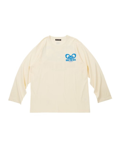 RULE THE FATE(ルールザフェイト)の「RTF MOUSE LONG SLEEVE TEE/マウスロングスリーブTシャツ(Tシャツ/カットソー・メンズ・ブラック/ベージュ・2/1/0)」の1枚目の写真