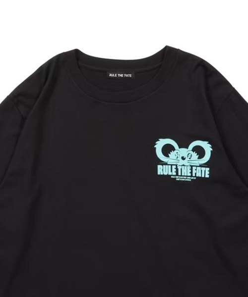RULE THE FATE(ルールザフェイト)の「RTF MOUSE LONG SLEEVE TEE/マウスロングスリーブTシャツ(Tシャツ/カットソー・メンズ・ブラック/ベージュ・2/1/0)」の7枚目の写真