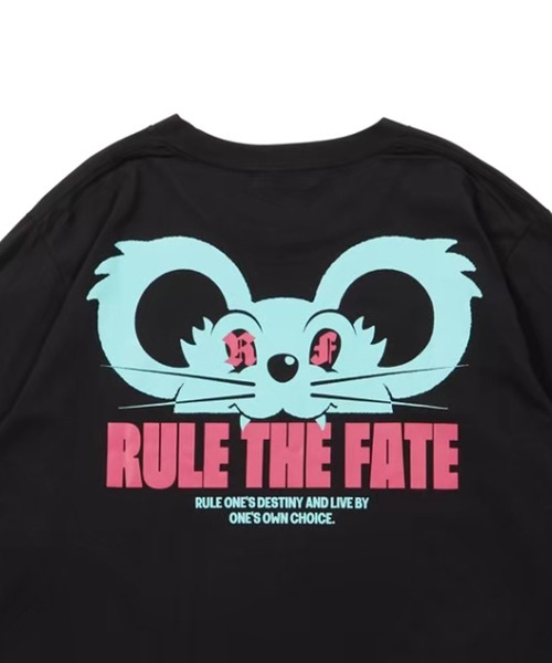 RULE THE FATE(ルールザフェイト)の「RTF MOUSE LONG SLEEVE TEE/マウスロングスリーブTシャツ(Tシャツ/カットソー・メンズ・ブラック/ベージュ・2/1/0)」の8枚目の写真
