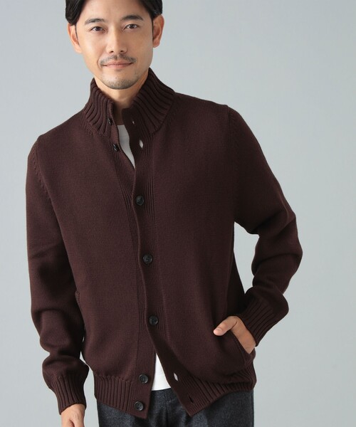 別注】BAFY / ウール スタンドカラー カーディガン（ニット/セーター