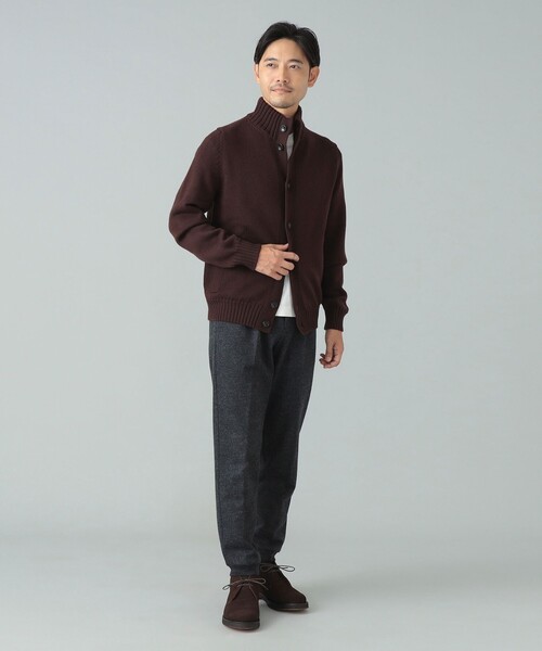 別注】BAFY / ウール スタンドカラー カーディガン（ニット/セーター