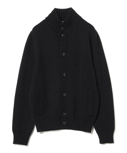 BEAMS F（ビームスエフ）の「【別注】BAFY / ウール スタンドカラー カーディガン（ニット/セーター・メンズ・ブラック/ブラウン・46/48/50/44）」の12枚目の写真