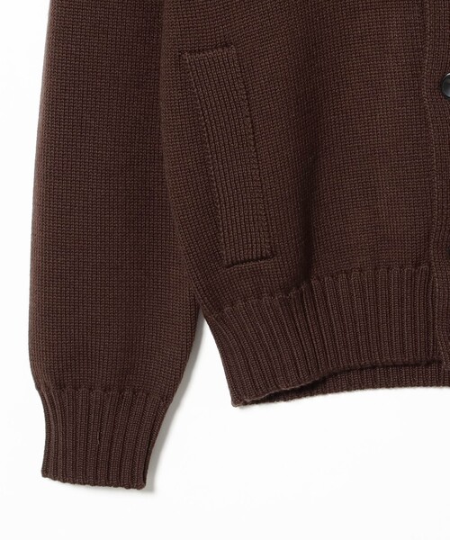 BEAMS F（ビームスエフ）の「【別注】BAFY / ウール スタンドカラー カーディガン（ニット/セーター・メンズ・ブラック/ブラウン・46/48/50/44）」の17枚目の写真