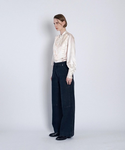 TANAKA（タナカ）の「WORK JEAN TROUSERS（デニムパンツ・メンズ・ブラック・28/29/30）」の3枚目の写真