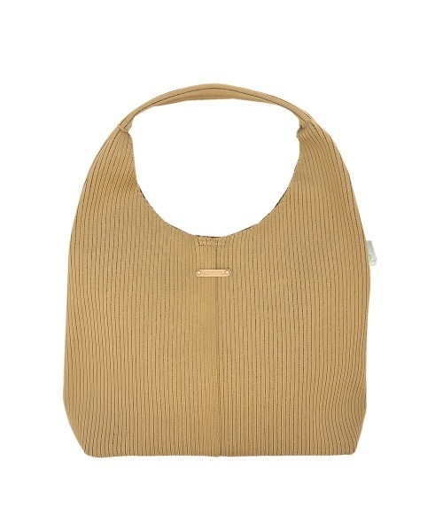 ROOTOTE(ルートート)の「LT.RND.グリンプス.ニット-A(トートバッグ・レディース・ベージュ/ブラック/ブルー・FREE)」の1枚目の写真