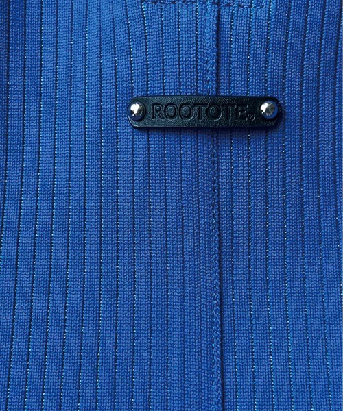 ROOTOTE(ルートート)の「LT.RND.グリンプス.ニット-A(トートバッグ・レディース・ベージュ/ブラック/ブルー・FREE)」の9枚目の写真