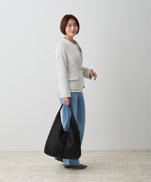 ROOTOTE(ルートート)の「LT.RND.グリンプス.ニット-A(トートバッグ・レディース・ベージュ/ブラック/ブルー・FREE)」の12枚目の写真