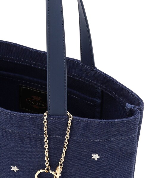 TOCCA(トッカ)の「LUCKY TWINKLE CANVASTOTE キャンバストートバッグ(トートバッグ・レディース・ブラック系/ライトグレー系/レッド系/ネイビー系/アイボリー系・F)」の20枚目の写真