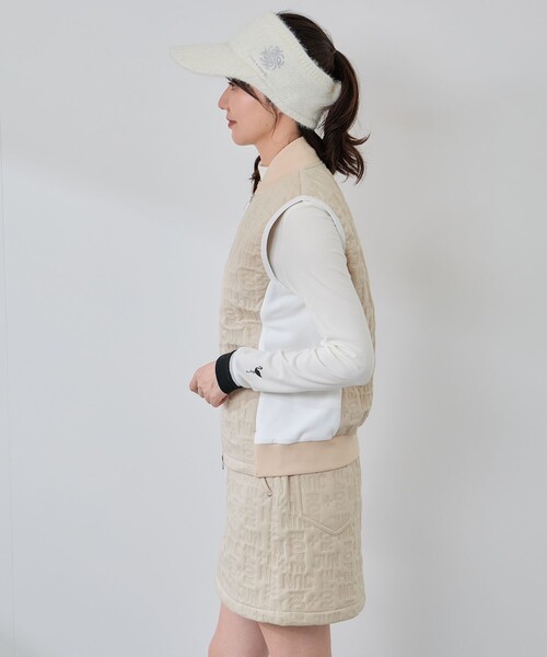 JUN&ROPE'(ジュンアンドロペ)の「ピンソニック中綿ベスト/防風・撥水//Oggi掲載(ブルゾン・レディース・ベージュ/ホワイト/ブラック・L/S/M)」の17枚目の写真