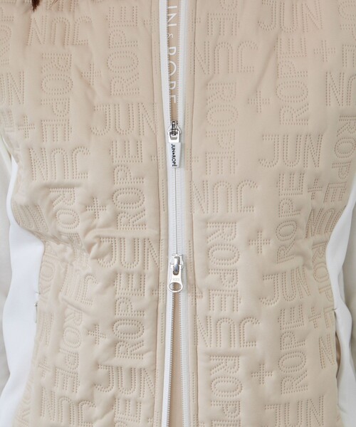 JUN&ROPE'(ジュンアンドロペ)の「ピンソニック中綿ベスト/防風・撥水//Oggi掲載(ブルゾン・レディース・ベージュ/ホワイト/ブラック・L/S/M)」の12枚目の写真
