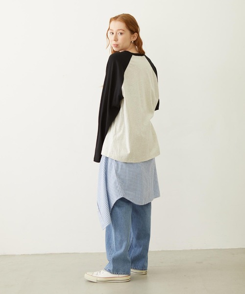 MILKFED.（ミルクフェド）の「CHECKERED WESTERN SHIRT（シャツ/ブラウス・レディース・ライトブルー/ブラック/レッド・ONE SIZE）」の21枚目の写真