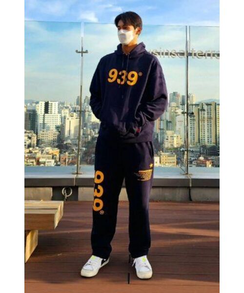 939 LOGO SWEAT PANTS(NAVY)（スウェットパンツ）｜ARCHIVE BOLD