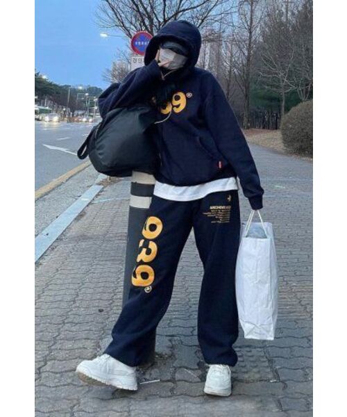 939 LOGO SWEAT PANTS(NAVY)（スウェットパンツ）｜ARCHIVE BOLD