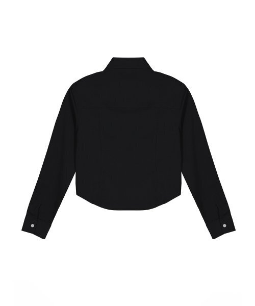 NICK&NICOLE(ニックアンドニコール)の「MINIMAL PINTUCK WRINKLE FREE SHIRT_BLACK(シャツ/ブラウス・レディース・その他・MEDIUM/LARGE)」の6枚目の写真