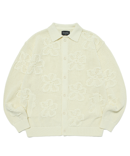 WKNDRS(ウィーキャンドース)の「FLORAL CROCHET CARDIGAN (IVORY)(カーディガン/ボレロ・レディース・その他・MEDIUM/LARGE/X-LARGE)」の1枚目の写真