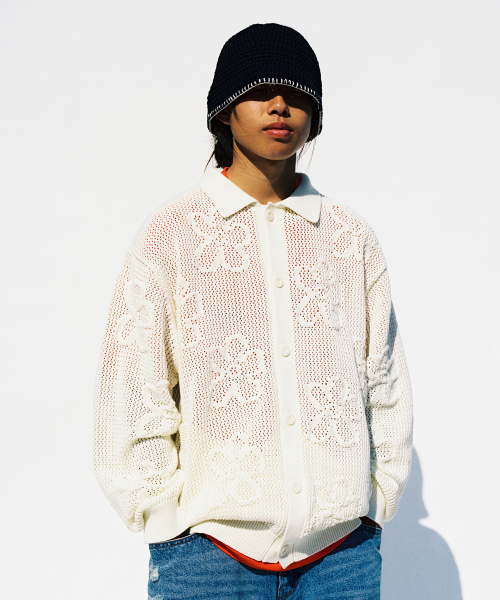 WKNDRS(ウィーキャンドース)の「FLORAL CROCHET CARDIGAN (IVORY)(カーディガン/ボレロ・レディース・その他・MEDIUM/LARGE/X-LARGE)」の7枚目の写真