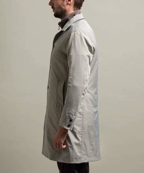 HIDEAWAYS NICOLE（ハイダウェイニコル）の「【HIDEAWAYS BLACK】ベストライナー付きステンカラーコート（ステンカラーコート・メンズ・ブラック/ライトベージュ/カーキブラウン・MEDIUM/LARGE/X-LARGE）」の7枚目の写真