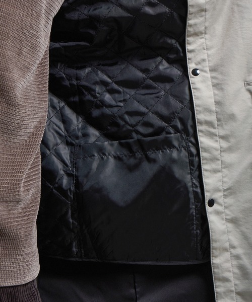 HIDEAWAYS NICOLE（ハイダウェイニコル）の「【HIDEAWAYS BLACK】ベストライナー付きステンカラーコート（ステンカラーコート・メンズ・ブラック/ライトベージュ/カーキブラウン・MEDIUM/LARGE/X-LARGE）」の17枚目の写真