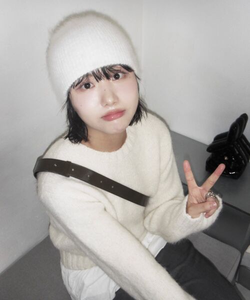TTUDEMENT（トュードメント）の「ALPACA ROUND PULLOVER IVORY（ニット/セーター・レディース・その他・FREE）」の9枚目の写真