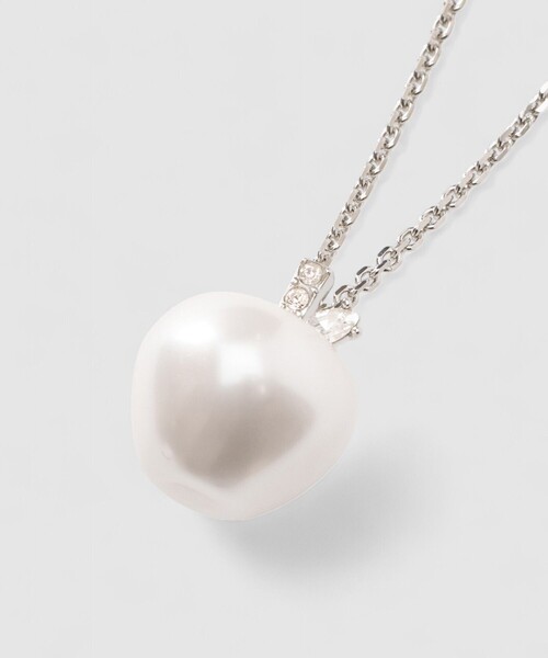 ANAYI(アナイ)の「ウナメーラビジューネックレス(ネックレス・レディース・オフホワイト/ブラック・FREE)」の10枚目の写真