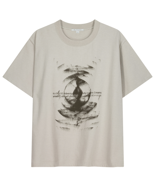 SLOWACID（スローアシッド）の「デューンウェーブ 半袖Tシャツ [サンドベージュ]（Tシャツ/カットソー・レディース・その他・SMALL/MEDIUM/LARGE/X-LARGE）」の3枚目の写真