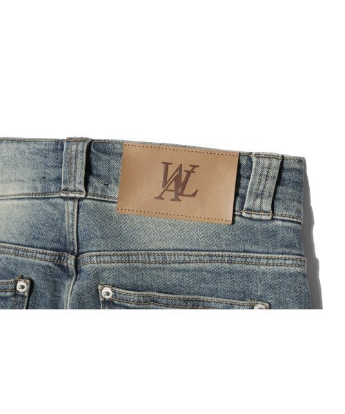 WOOALONG(ウアロン)の「Western washed boots-cut denim pants - BLUE(デニムパンツ・レディース・ブルー・SMALL/MEDIUM)」の11枚目の写真