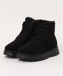 【onni ELAMA】厚底レースアップムートン