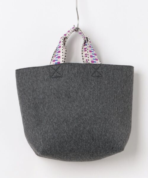 LILA&FLEUR(リラアンドフルール)の「Felt Tote Bag(トートバッグ・レディース・オレンジ/マスタード/ブラウン/チャコールグレー/ヘザーグレー・ONE SIZE)」の10枚目の写真