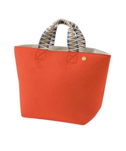 LILA&FLEUR(リラアンドフルール)の「Felt Tote Bag(トートバッグ・レディース・オレンジ/マスタード/ブラウン/チャコールグレー/ヘザーグレー・ONE SIZE)」の5枚目の写真