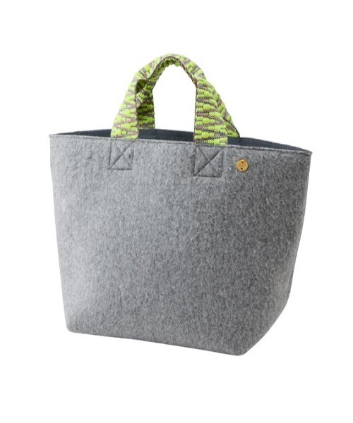 LILA&FLEUR(リラアンドフルール)の「Felt Tote Bag(トートバッグ・レディース・オレンジ/マスタード/ブラウン/チャコールグレー/ヘザーグレー・ONE SIZE)」の2枚目の写真