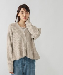 GLOBAL WORK | モヘヤタッチペプラムカーディガン/603655(カーディガン/ボレロ)