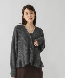 GLOBAL WORK | モヘヤタッチペプラムカーディガン/603655(カーディガン/ボレロ)