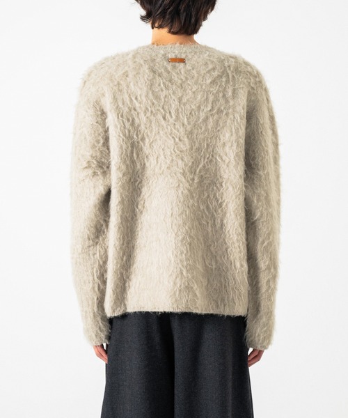 CAMPHOR WOOD（カンファーウッド）の「MOHAIR TOUCH SUPER SHAGGY PULLOVER / モヘアタッチスーパーシャギープルオーバー（ニット/セーター・メンズ・ピンク/ブラック/アッシュ・MEDIUM/LARGE）」の17枚目の写真