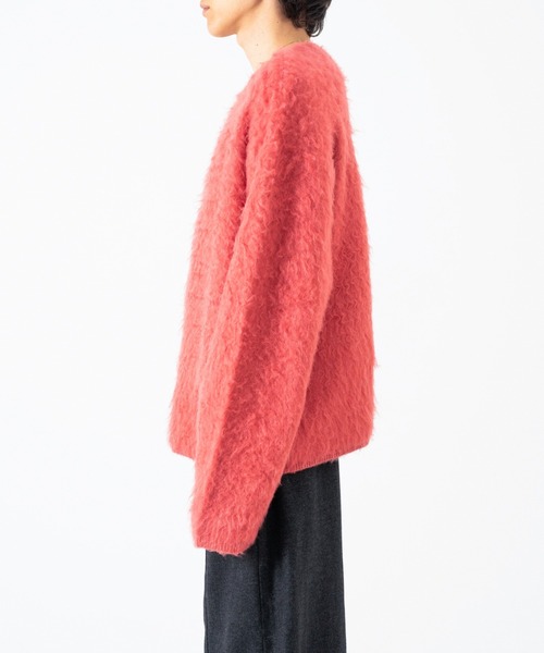 CAMPHOR WOOD（カンファーウッド）の「MOHAIR TOUCH SUPER SHAGGY PULLOVER / モヘアタッチスーパーシャギープルオーバー（ニット/セーター・メンズ・ピンク/ブラック/アッシュ・MEDIUM/LARGE）」の22枚目の写真