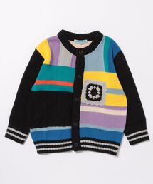 HAKKA KIDS | マシンウォッシャブルパッチワークニットカーディガン(カーディガン/ボレロ)