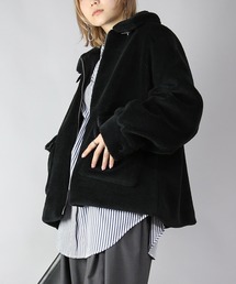 and it_（アンドイット）の「テディベアボアジップアップブルゾン（ブルゾン）」