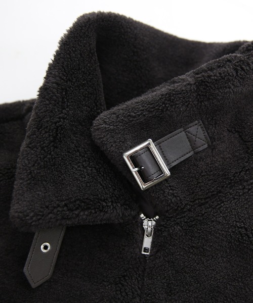 and it_（アンドイット）の「テディベアボアジップアップブルゾン（ブルゾン・レディース・チャコール/ブラウン/ブラック・M）」の22枚目の写真