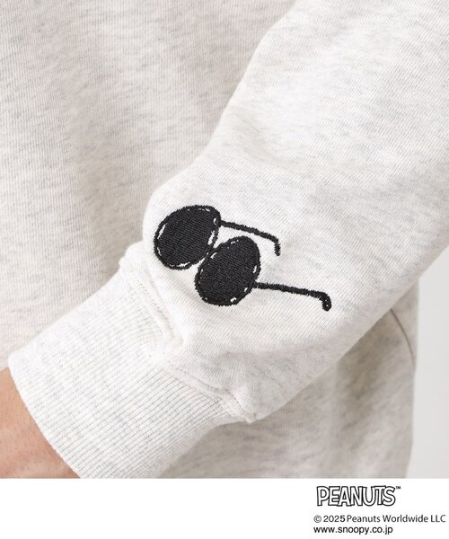 THE SHOP TK （ザ ショップ ティーケー ）の「PEANUTS／ピーナッツ スヌーピープリントスウェット 【親子リンク】（スウェット・メンズ・アイボリー/ネイビー/ダークブラウン・02/03/04）」の8枚目の写真